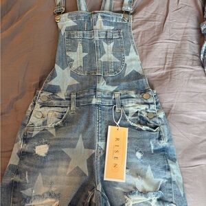 Risen Denim Star Overalls